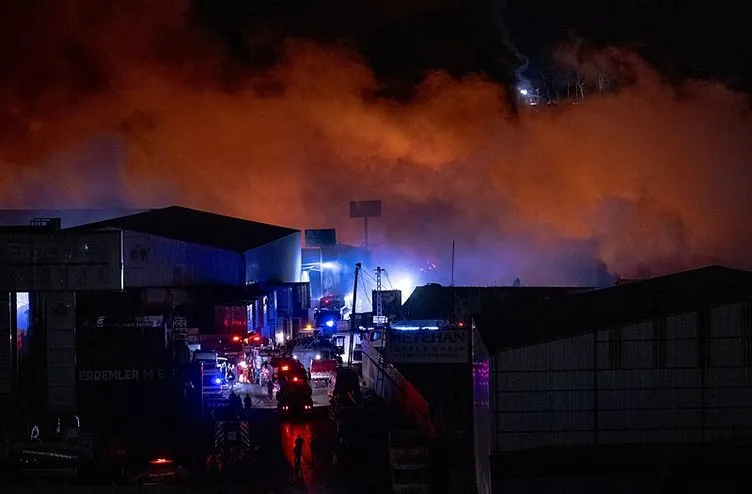 Ankara’da Hurdacılar Sanayi Sitesi’nde korkutan yangın!