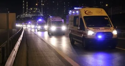 Son dakika haber: 61 ambulans İstanbul’a böyle geldi