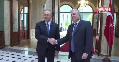 Bakan Çavuşoğlu, Uruguaylı mevkidaşıyla görüştü | Video