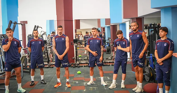 Trabzonspor’da sabah mesaisi!