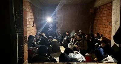 İnşaattan 24 kaçak göçmen çıktı