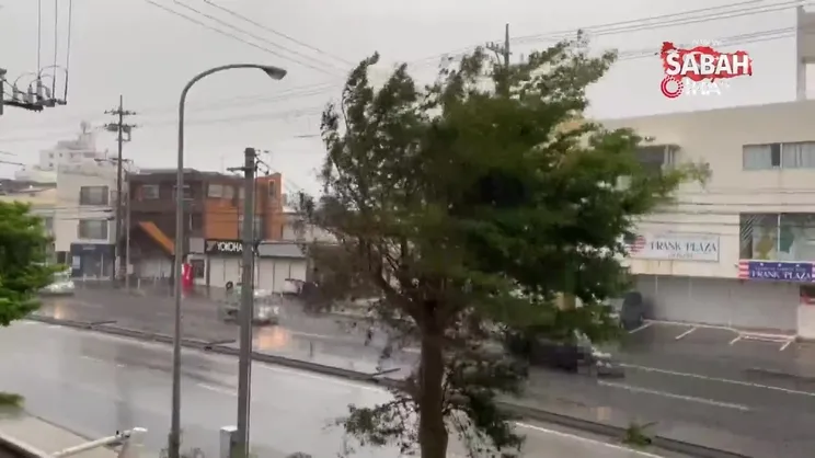 Japonya’da Khanun Tayfunu paniği | Video