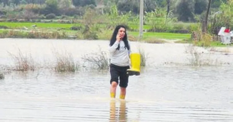 Manavgat’ta dere taştı