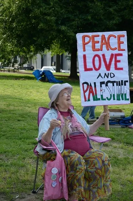 Washington DC’de İsrail karşıtı gösteri