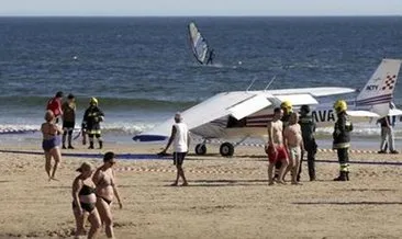 Portekiz’de uçak sahile acil iniş yaptı: 2 ölü