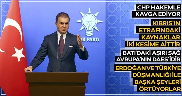 AK Parti Sözcüsü Çelik: CHP seçimle uğraşmak yerine kavga etmeye devam ediyor