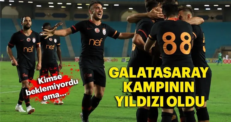 Galatasaray’da hazırlık maçlarının yıldızı...