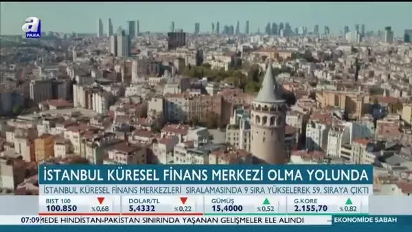 İstanbul küresel finans merkezi olma yolunda