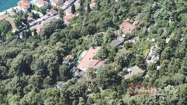 Havadan fotoğraflandı! İşte Adnan Oktar'ın Çengelköy'deki malikanesi...