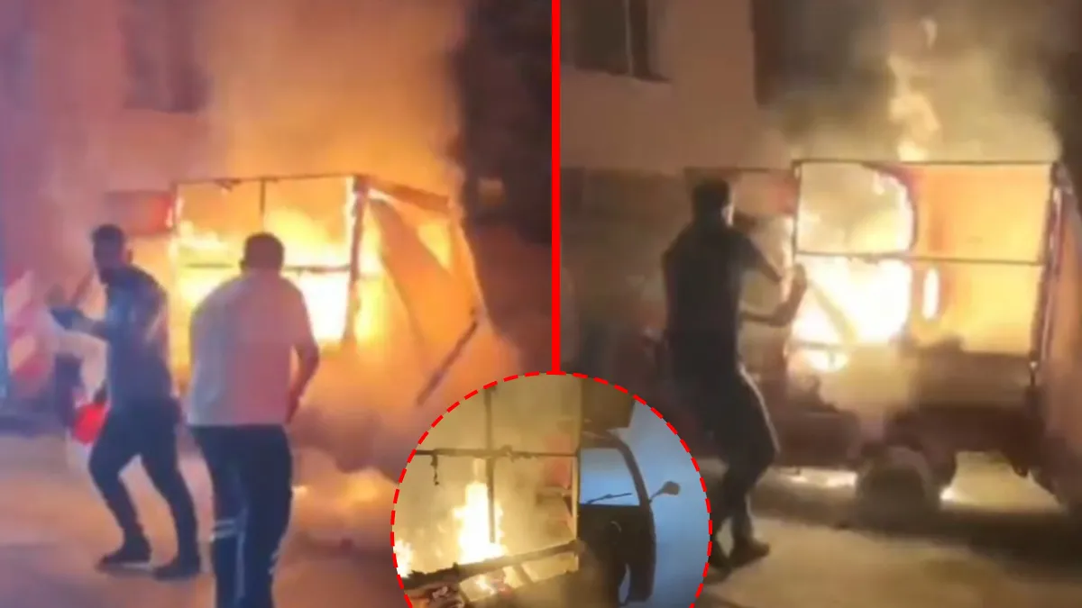 Bursa’da korkutan yangın! Elektrikli araç alev topuna döndü: Yangın tüpleri yeterli olmadı!
