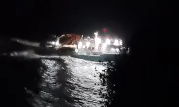 Son dakika: Sinop açıklarında kuru yük gemisinde yangın: Yaralılar var