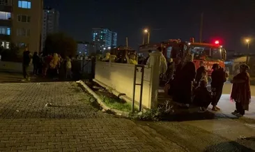 Kayseri’de 8 katlı binanın koridorunda yangın çıktı!