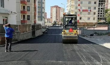 Talas asfalt çalışmaları devam ediyor