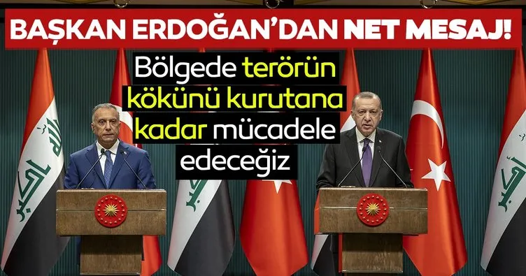 Son dakika: Başkan Erdoğan: Bölgede terörün kökünü kurutana kadar mücadele edeceğiz