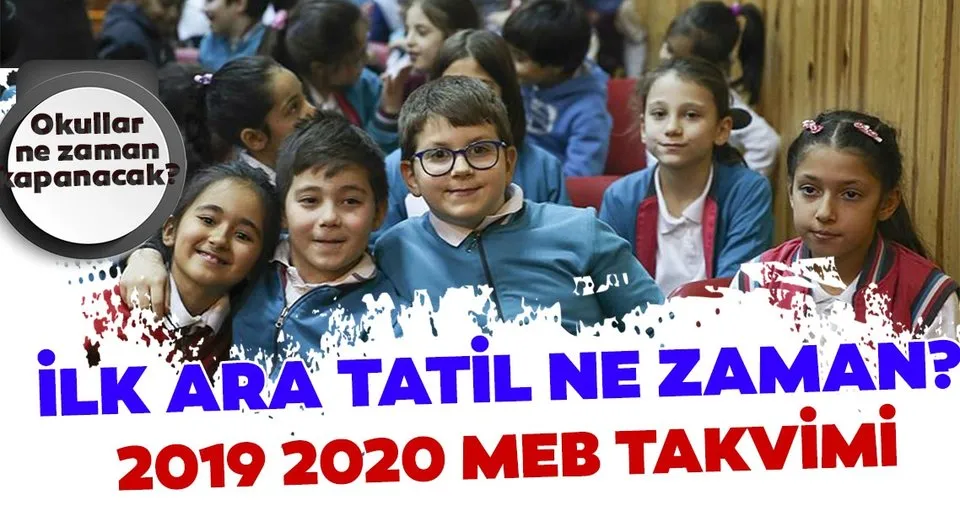 Okullarda Ilk Ara Tatil Ne Zaman Kasim Tatili Ne Zaman Meb 2019 2020 Ara Tatiller Takvimi Belli Oldu Son Dakika Egitim Haberleri