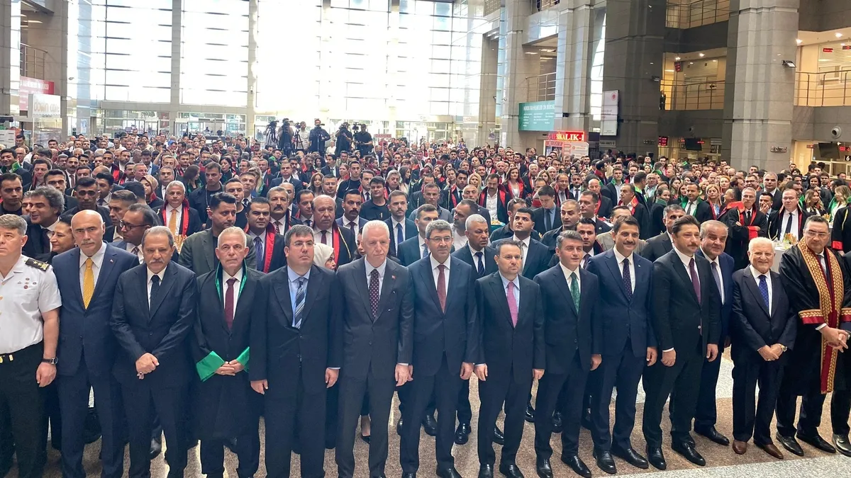 İstanbul’da yeni adli yıl törenle başladı: Bakan Akın Gürlek’ten ‘kararlılık’ mesajı