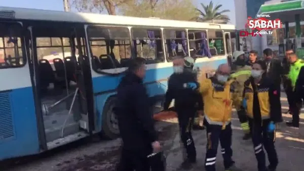 SON DAKİKA! Bursa'da infaz koruma memurlarını taşıyan otobüste patlama! 1 kişi hayatını kaybetti | Video