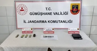 Gümüşhane'de jandarmadan uyuşturucu operasyonu: Kelkit’te 1 şüpheli yakalandı #gumushane