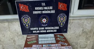 Kocaeli’de kumar çadırına baskın! #kocaeli
