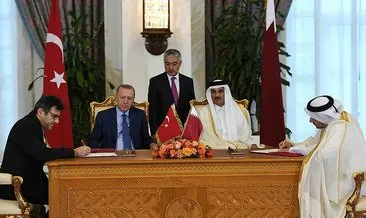 Cumhurbaşkanı Erdoğan Katar’da
