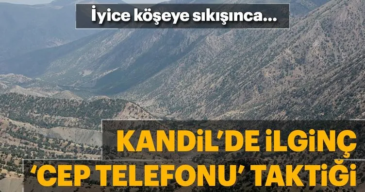 PKK’dan Kandil’de ilginç cep telefonu taktiği!