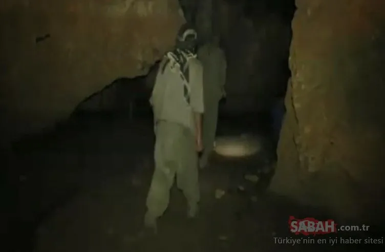 Tunceli’de teröristlerin, mağaradaki görüntüleri ortaya çıktı