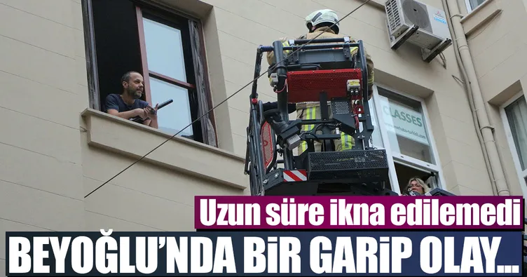 Beyoğlu’nda bir garip olay…