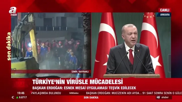 Son dakika! Başkan Erdoğan açıkladı: İşyerleri saat 22:00'da kapanacak | Video