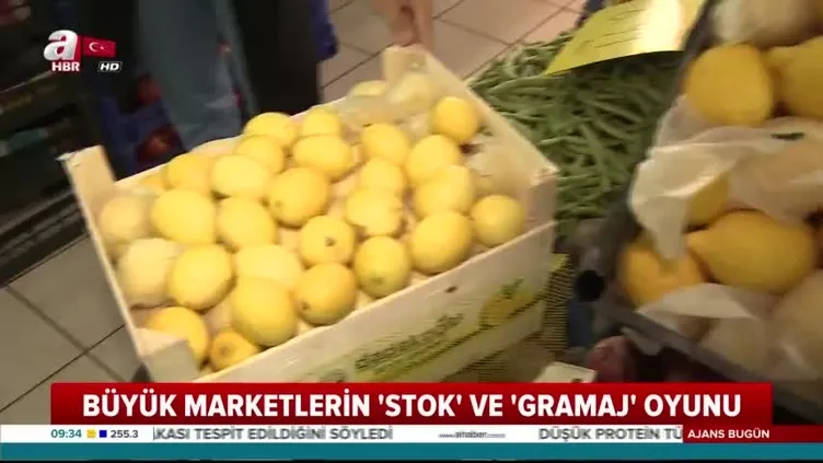 Büyük marketlerin stok ve gramaj oyunu