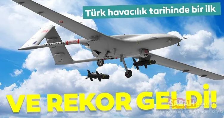 Türk havacılık tarihinde bir ilk!  Ve rekor geldi...