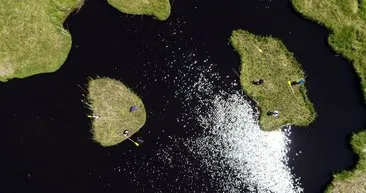 Tortum yüzen adalar ziyaretçilerini bekliyor
