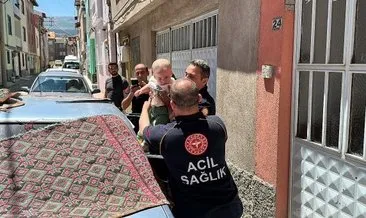 Yer Kütahya: Otomobilde kilitli kalan 13 aylık bebeği itfaiye kurtardı