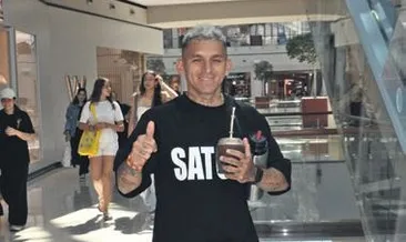 Lucas Torreira’nın alışveriş keyfi