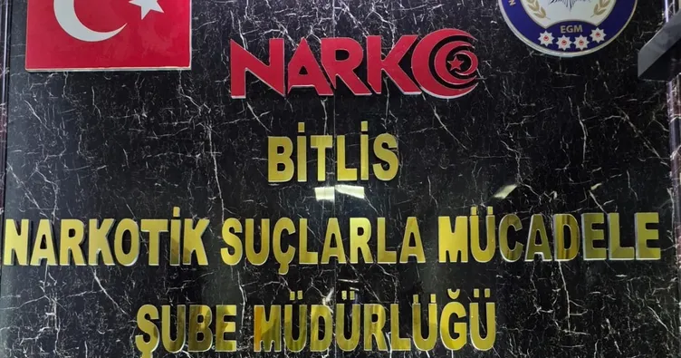 Koltuğun altından uyuşturucu çıktı