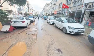 Karabağlar’da bozuk yol çilesi