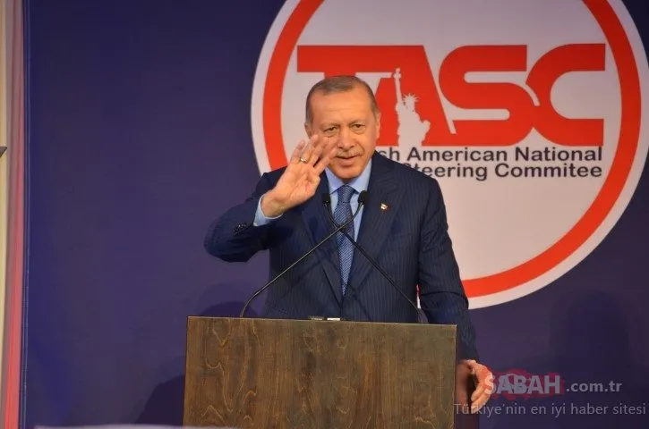 Başkan Erdoğan'dan ABD'de adrese teslim mesajlar