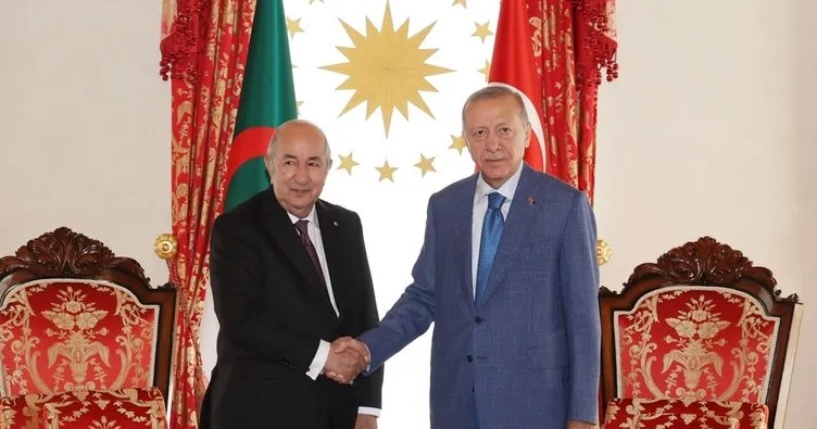 Başkan Erdoğan, Cezayir Cumhurbaşkanı Abdülmecid Tebbun’la görüştü