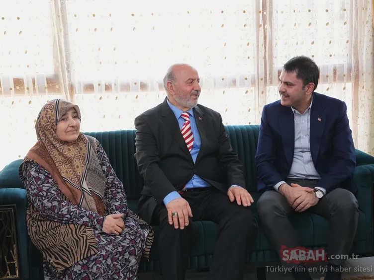 Bakan Kurum Osmaniye’de depremzede ailenin yeni evine konuk oldu! 2 yıl olmadan evimize kavuştuk