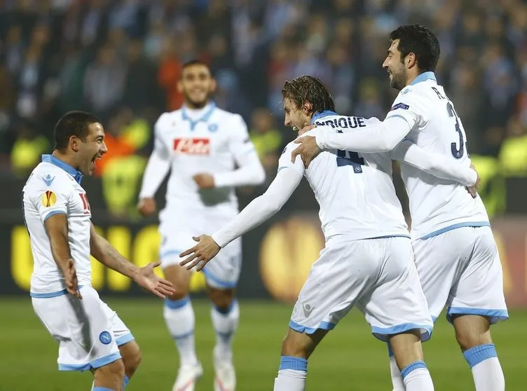 Trabzonspor-Napoli maçından kareler