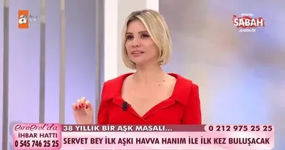 Esra Erol’da 38 yıllık aşk masalında mutlu son! Esra Erol, Servet Bey ve Havva Hanım’ı canlı yayında buluşturdu! | Video