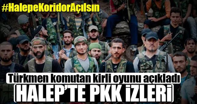 Halep’te PKK izleri