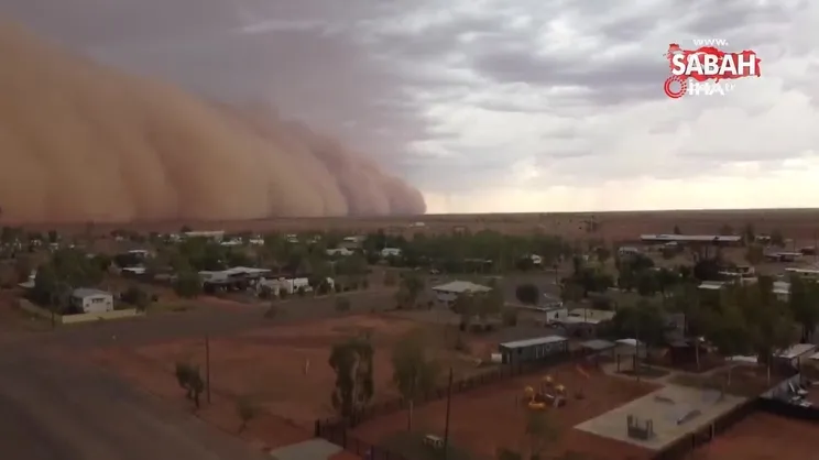 Avustralya'da dev kum fırtınası | Video
