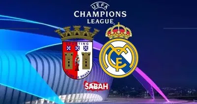 Braga Real Madrid maçı CANLI İZLE linki | TV8,5 canlı maç izle ekranı ile UEFA Şampiyonlar Ligi Braga Real Madrid maçı canlı yayın izle