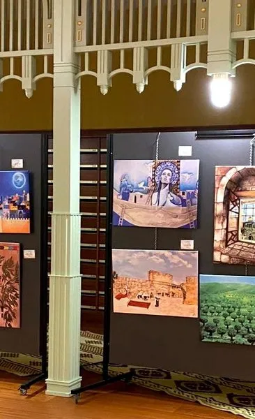 İstanbul’da Türk-Arap Sanat Sergisinde ‘Umut Pencereleri’nde sanatla barışa umut arandı