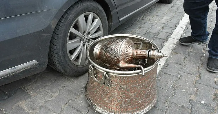 Ankara’da hırsızın çaldığı bakır malzemeler satılamadan bulundu