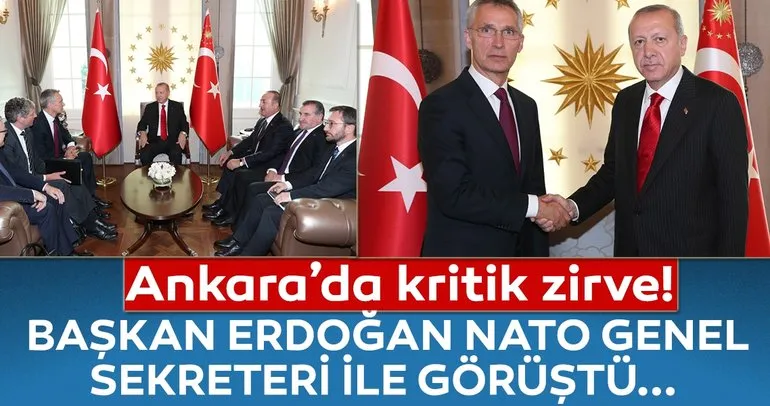 Başkan Erdoğan, Stoltenberg’i kabul etti