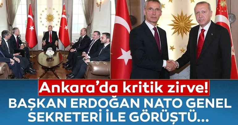 Başkan Erdoğan, Stoltenberg'i kabul etti