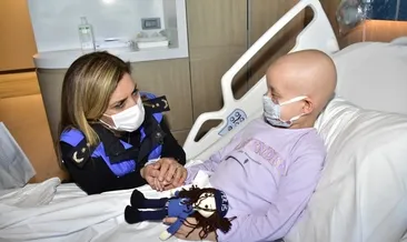 Polis lösemili çocukları unutmadı