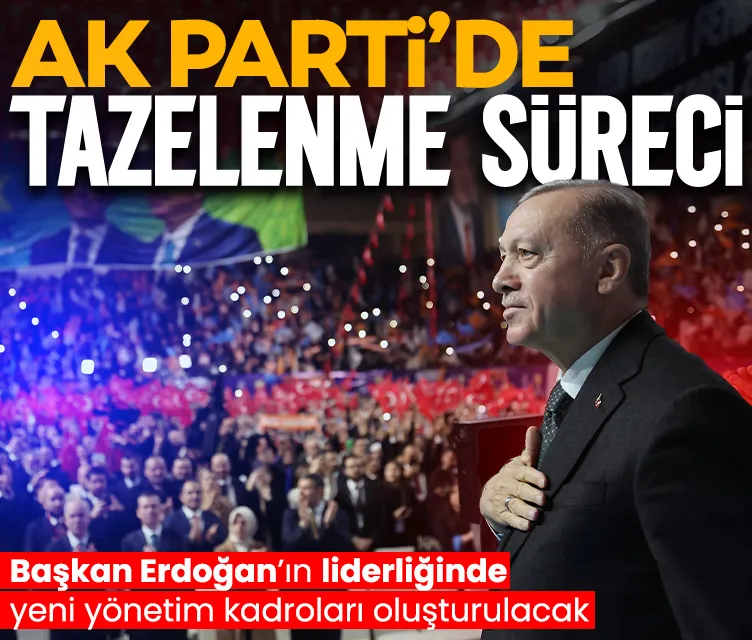 SON DAKİKA | AK Parti’de tazelenme süreci! Başkan Erdoğan liderliğinde yeni kadrolar oluşturulacak