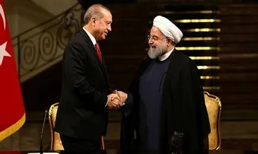 Başkan Erdoğan, Ruhani ile görüştü